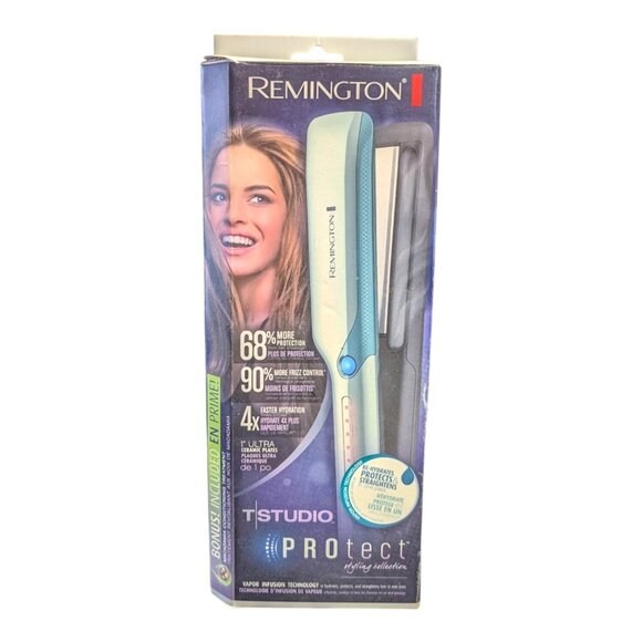 REMINGTON S8700 T|Studio PROTECT Flat Iron 1-INCH Aquatic Green - Picture 8 of 8
